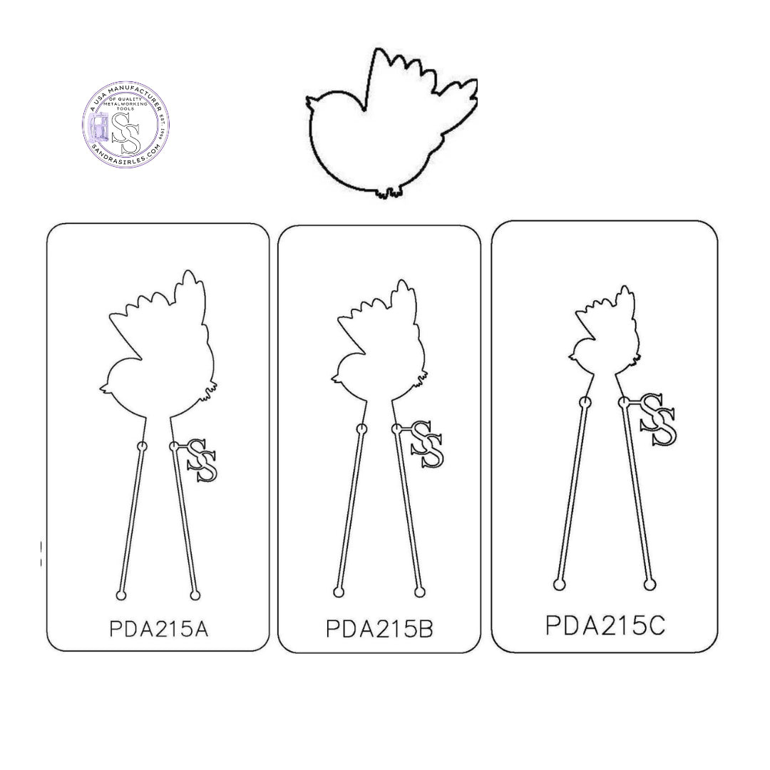 PANCAKE DIE PDA215 BIRD ROUNDED